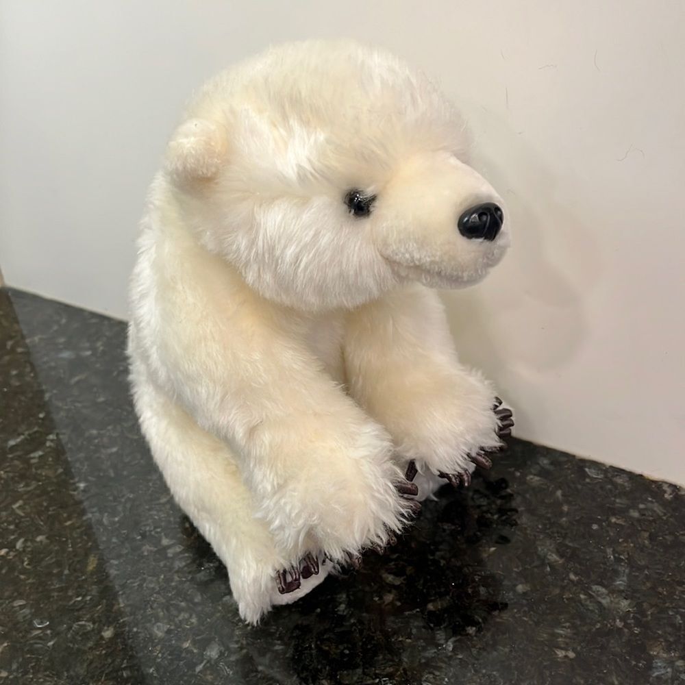 National Geographic Arctic Tale Polar Bear Bear Plush w/claws 12" Bear Plush